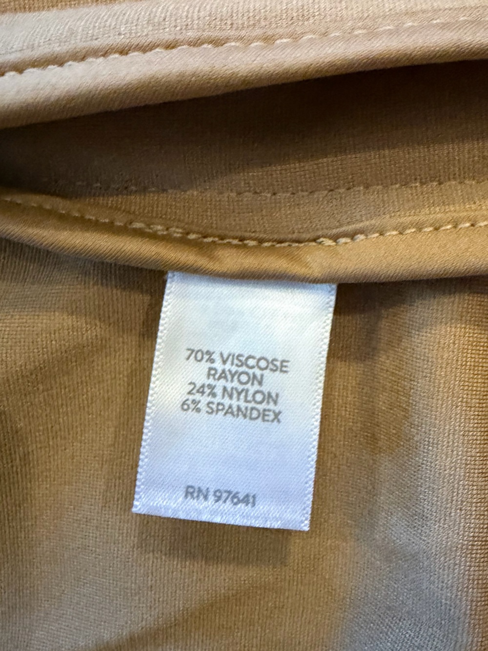 J. Jill Longline Ponte Blazer in Camel - Picture 4 of 7